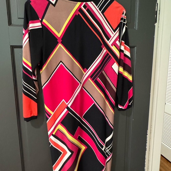 Cache Multicolor Geometric Dress - Picture 4 of 4